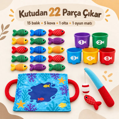 Fishpond - Montessori balık tutma oyunu