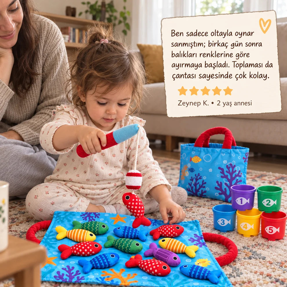 Fishpond - Montessori balık tutma oyunu