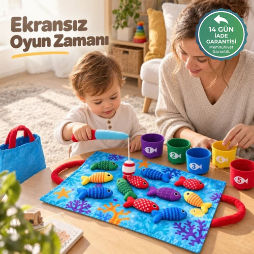 Fishpond - Montessori balık tutma oyunu